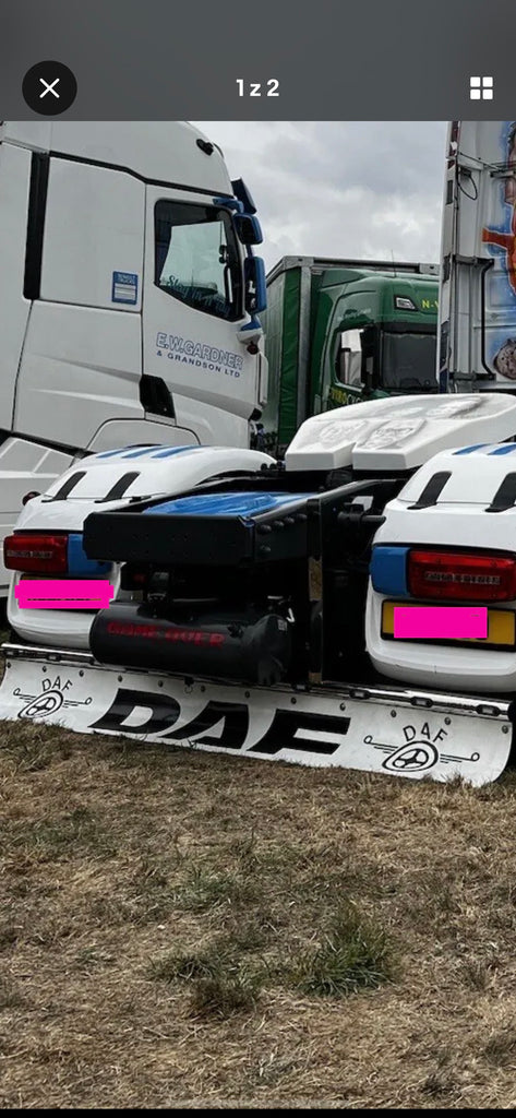 DAF XF BACK CHASSIS - MUDFLAP LIGHT BAR 19 LED – Teddy Lightbars